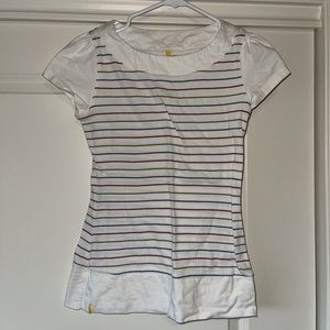 Lole Striped Babydoll Shirt
